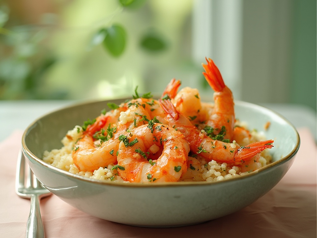 Pan-Seared Garlic Shrimp